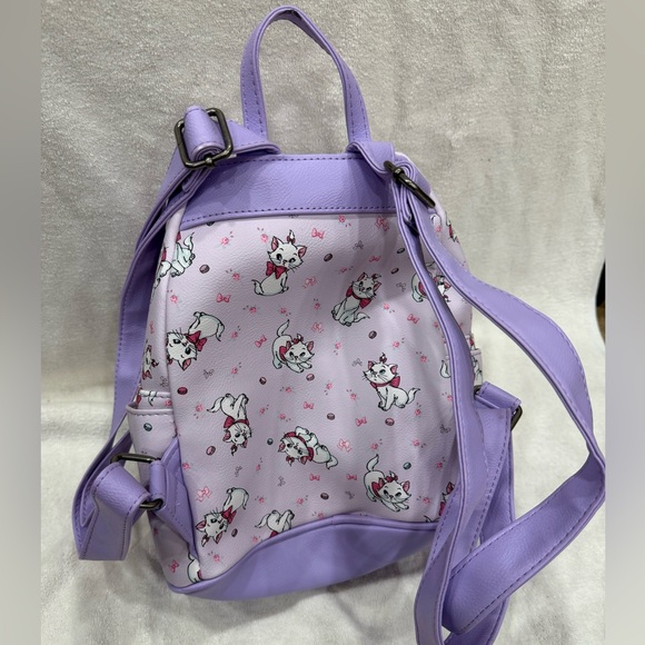 Loungefly Marie Aristocats Purple Mini Backpack - Picture 3 of 11